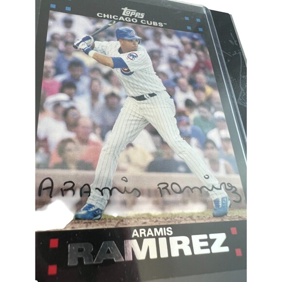 LOT of 2 Rich Hill/Aramis Ramirez Topps Chrome Card Plaques Chicago Cubs 4.5x6.5 - Picture 11 of 11